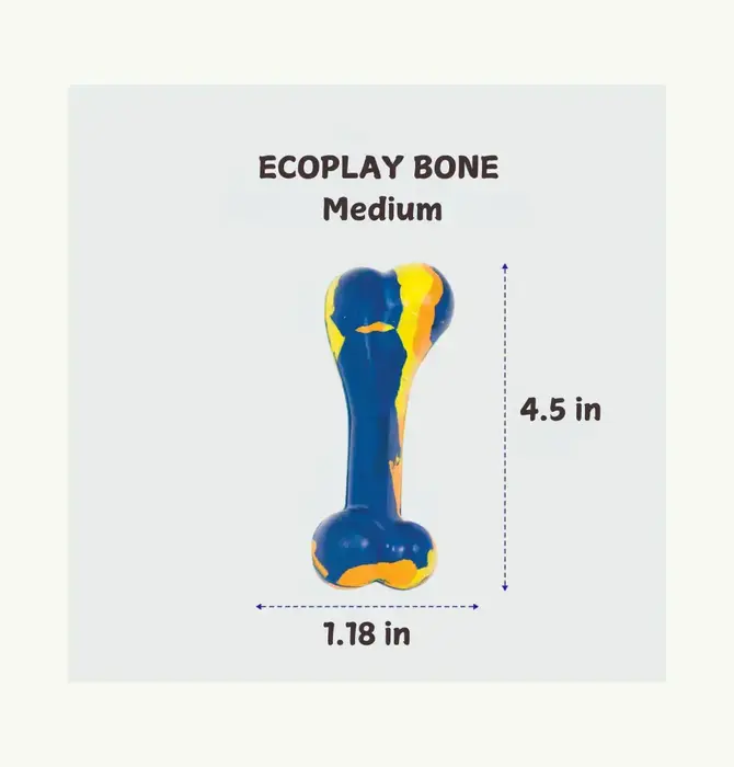 Dog Bone | Natural Rubber | Medium
