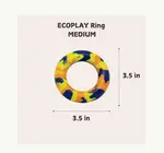 Dog Toy | Ring | Natural Rubber | Green | Medium