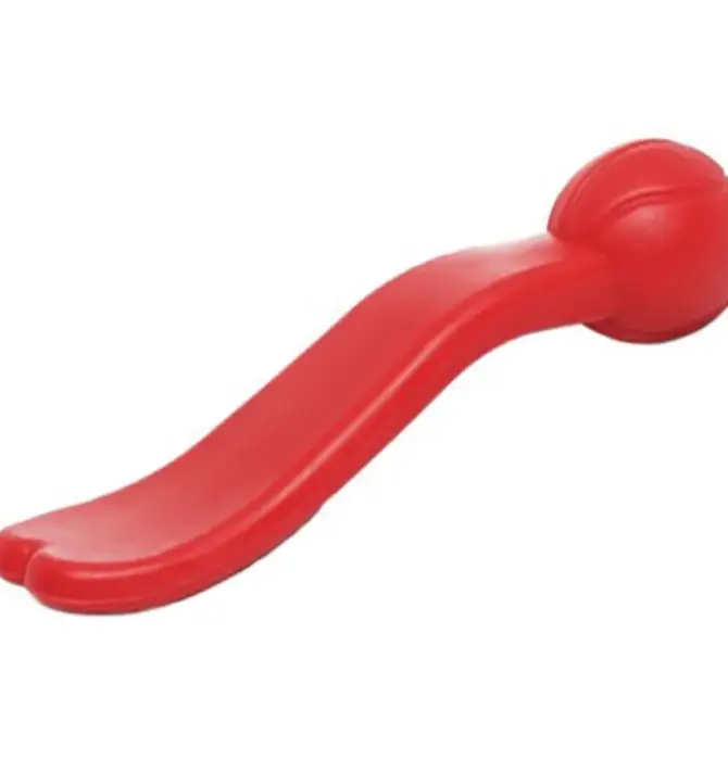 Dog Toy | Tongue Orb | Natural Rubber | Red
