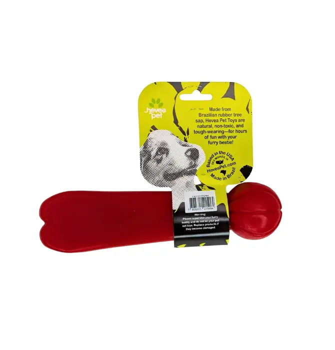 Dog Toy | Tongue Orb | Natural Rubber | Red