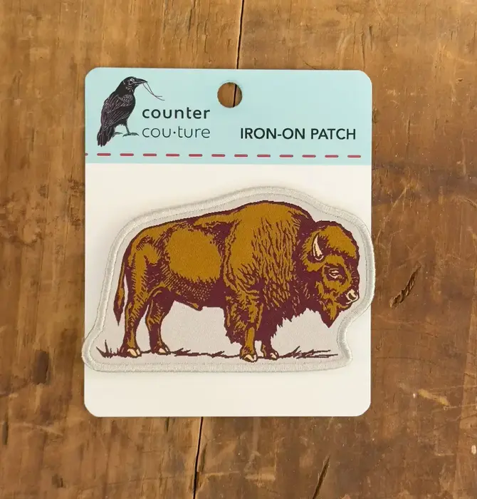 Patch | Iron-On Woven | Bison
