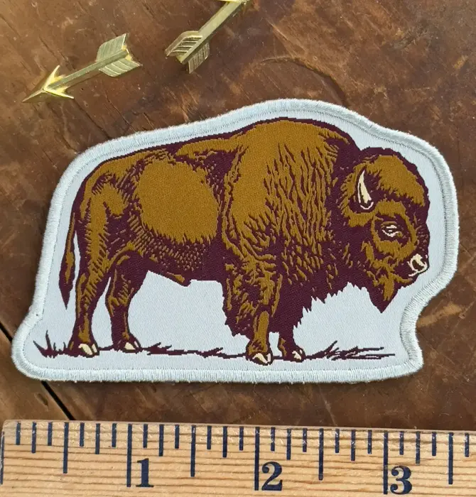 Patch | Iron-On Woven | Bison