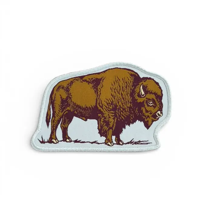 Patch | Iron-On Woven | Bison