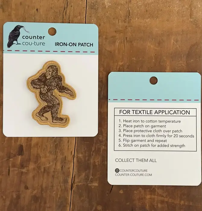 Patch | Iron-On Woven | Sasquatch