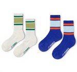 Socks | Trail Crew 2-Pack | Mazarine Blue/RiverDaze | M/L