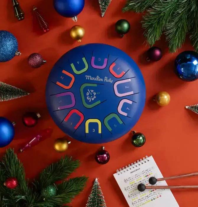 Toy | Tongue Drum | Navy | X-Large