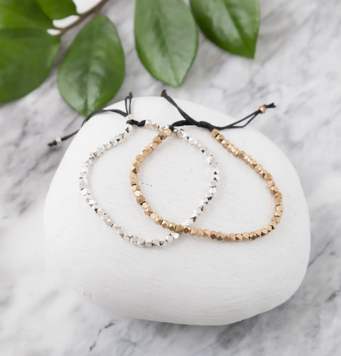 Bracelet | Faceted Geometric Beads