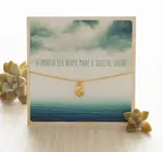 Necklace | Carded Gift | 18" Gold Plate | Anchor
