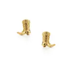 Earrings | Stud | Cowboy Boot | 14KGP
