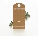 Necklace | Horseshoe Charm | 20" Chain | 14KGP