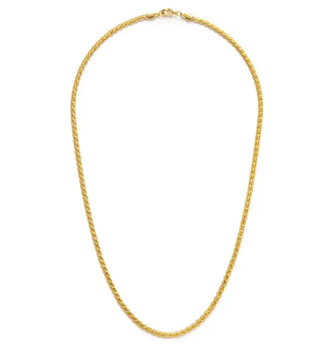 Necklace | Serpentine Chain 18" | 14KGP