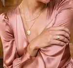 Necklace | Serpentine Chain 18" | 14KGP