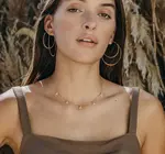 Necklace | Tiny Bee | 16" Chain | 14KGP