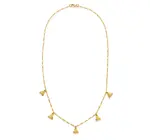 Necklace | Tiny Bee | 16" Chain | 14KGP