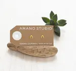 Earrings | Stud | Tiny Horseshoe | 14KGP