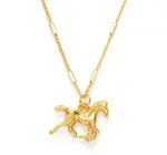 Necklace | Year of the Horse Charm | 20" Chain | 14KGP