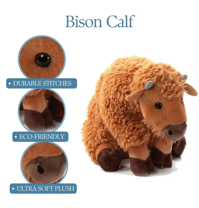 Toy | Animal Plush | Wild Onez | Bison Calf 12"