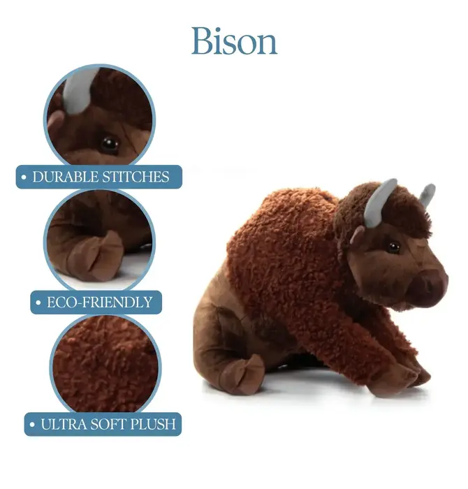 Toy | Animal Plush | Wild Onez | Bison Large 20"
