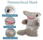 Toy | Animal Plush | Nuggetz | Hammerhead Shark 6"