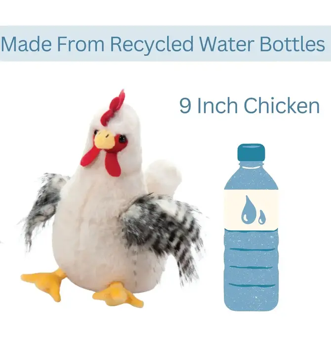 Toy | Animal Plush | Wild Onez | White Chicken 9"