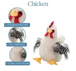 Toy | Animal Plush | Wild Onez | White Chicken 9"