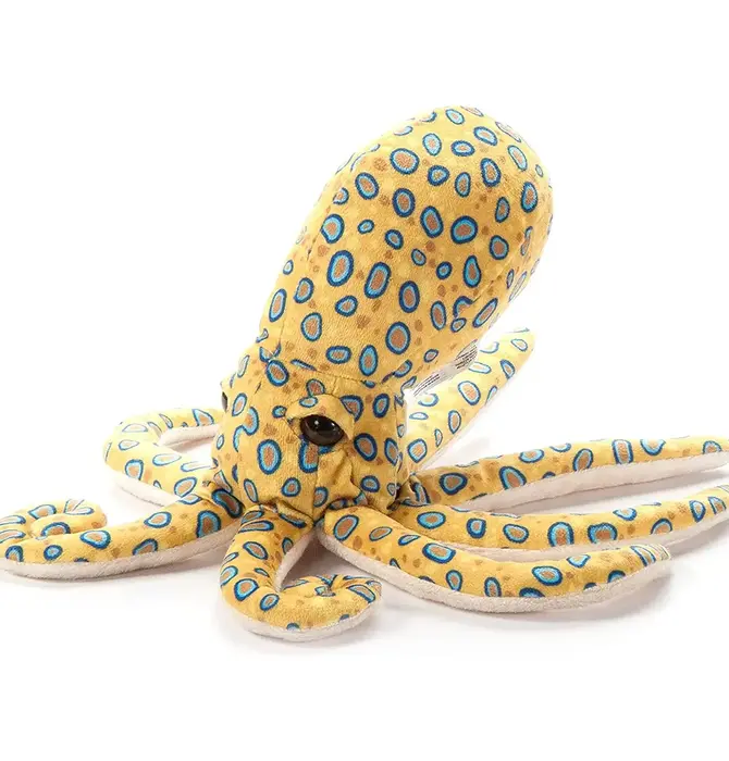 Toy | Animal Plush | Blue Ring Octopus | Small 10"