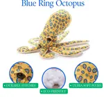 Toy | Animal Plush | Blue Ring Octopus | Small 10"