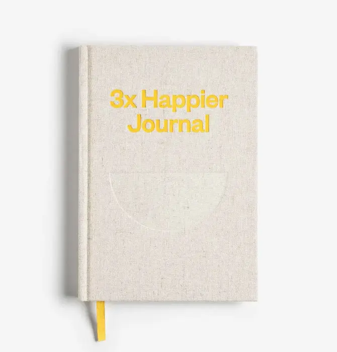 Book | Journal | 3x Happier | Guided Mental Wellness