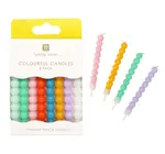 Candles | Bobble Colorful | 8 Pack