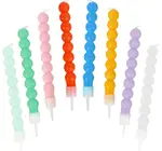 Candles | Bobble Colorful | 8 Pack