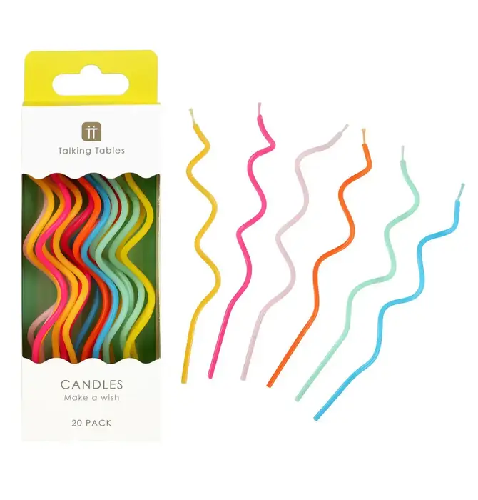 Candles | Twisted Rainbow | 20 Pack