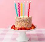 Candles | Birthday Wavy Tall | 12 Pack