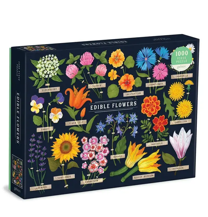 Puzzle | 1000-Piece | Edible Flowers