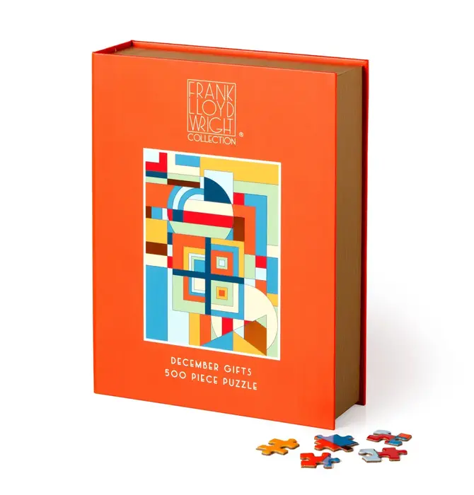Puzzle | 500-Piece Book | Frank Lloyd Wright December Gifts