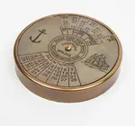 Calendar | 100-Year | Antiqued Brass