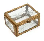 Box | Etched Star | Antiqued Brass