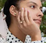 Ring | Hearts Duo | Bronze | Adjustable