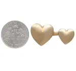 Ring | Hearts Duo | Bronze | Adjustable