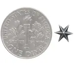 Earrings | Six Pointed Star Stud | Sterling Silver