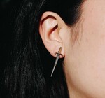 Earrings | Large Sword Post | Bronze