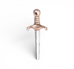 Earring Single | Mini Dagger Post | Mixed Metal
