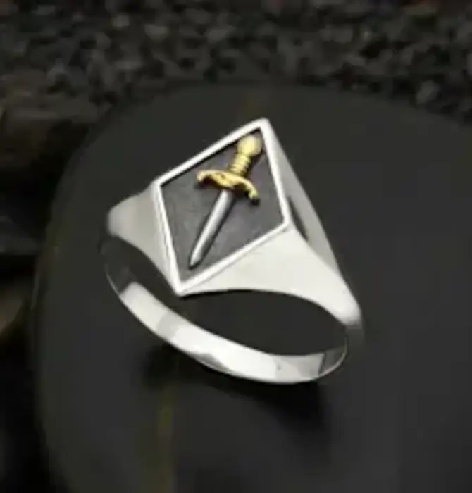 Ring | Sword Signet | Sterling Silver