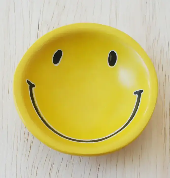 Dish | Smiley Face Yellow