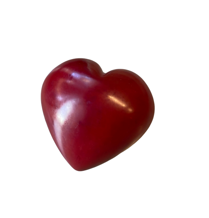 Paperweight | Large Heart | Red Soapstone