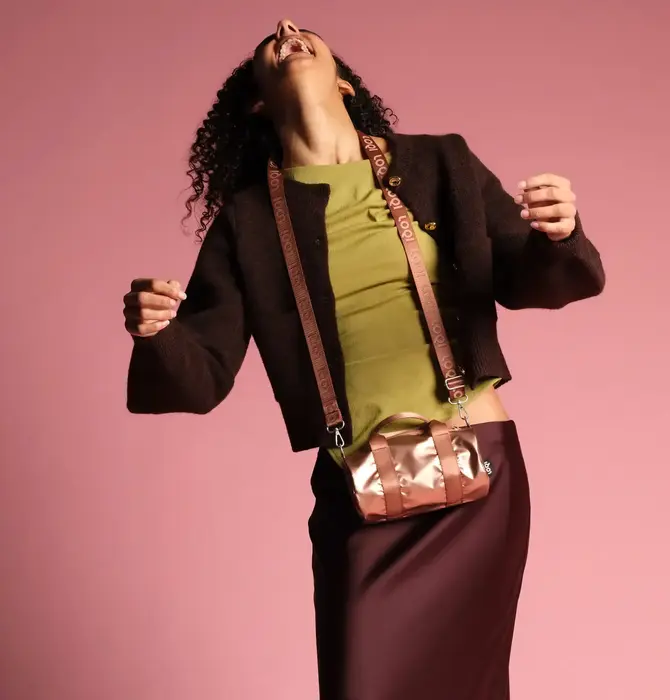 Bag | Weekender | Rose Gold Metallic