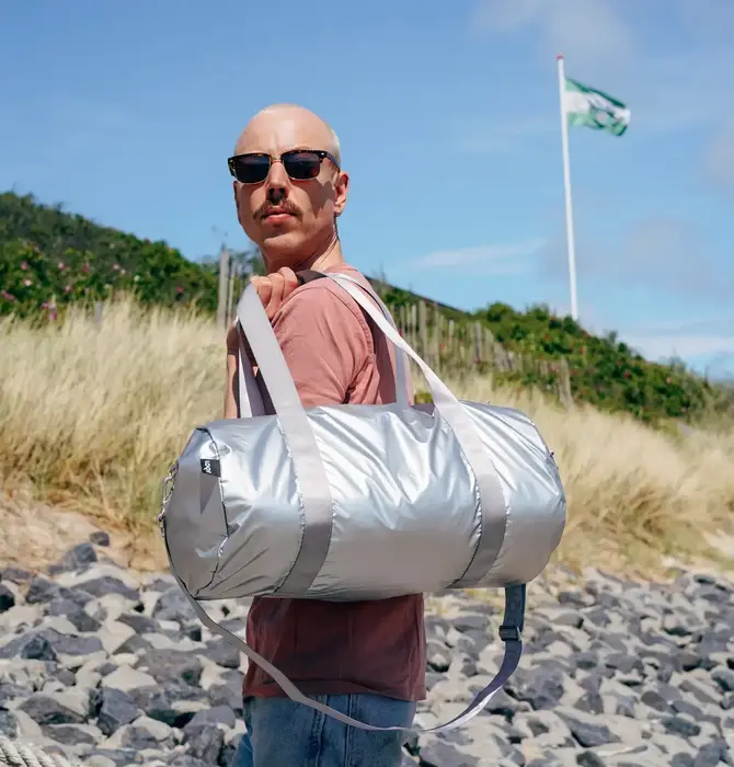 Bag | Weekender | Silver Metallic