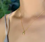 Necklace | Fortune Beetle 19" | 18KGP