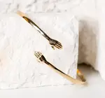 Bracelet Cuff | I Wanna Hold Your Hand | 24KGP