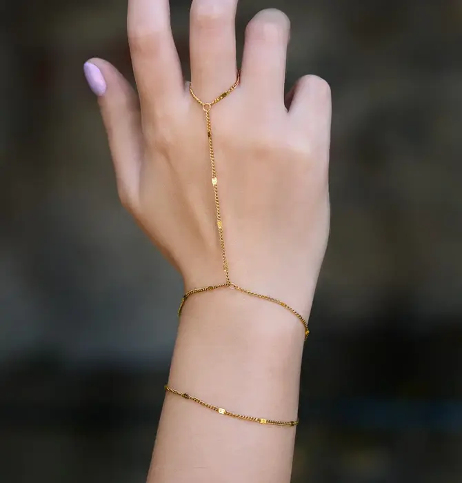Hand Chain | Indira | 18KGP