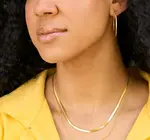 Necklace | 2-Layered Snake Chain | 18KGP